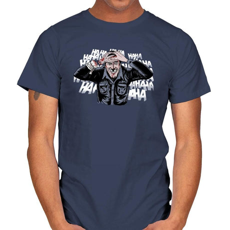 The Ash Laugh - Mens T-Shirts RIPT Apparel Small / Navy