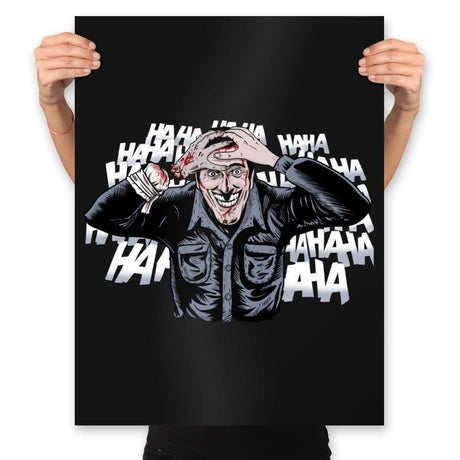 The Ash Laugh - Prints Posters RIPT Apparel 18x24 / Black