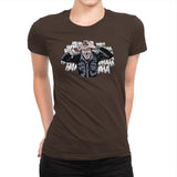 The Ash Laugh - Womens Premium T-Shirts RIPT Apparel Small / Dark Chocolate