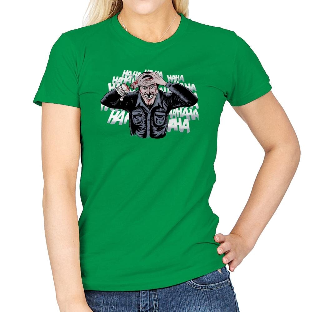 The Ash Laugh - Womens T-Shirts RIPT Apparel Small / Irish Green