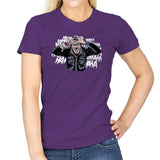 The Ash Laugh - Womens T-Shirts RIPT Apparel Small / Purple