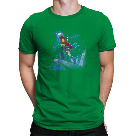 The Auto King Exclusive - Mens Premium T-Shirts RIPT Apparel Small / Kelly Green
