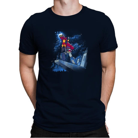 The Auto King Exclusive - Mens Premium T-Shirts RIPT Apparel Small / Midnight Navy