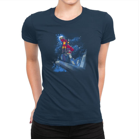 The Auto King Exclusive - Womens Premium T-Shirts RIPT Apparel Small / Midnight Navy