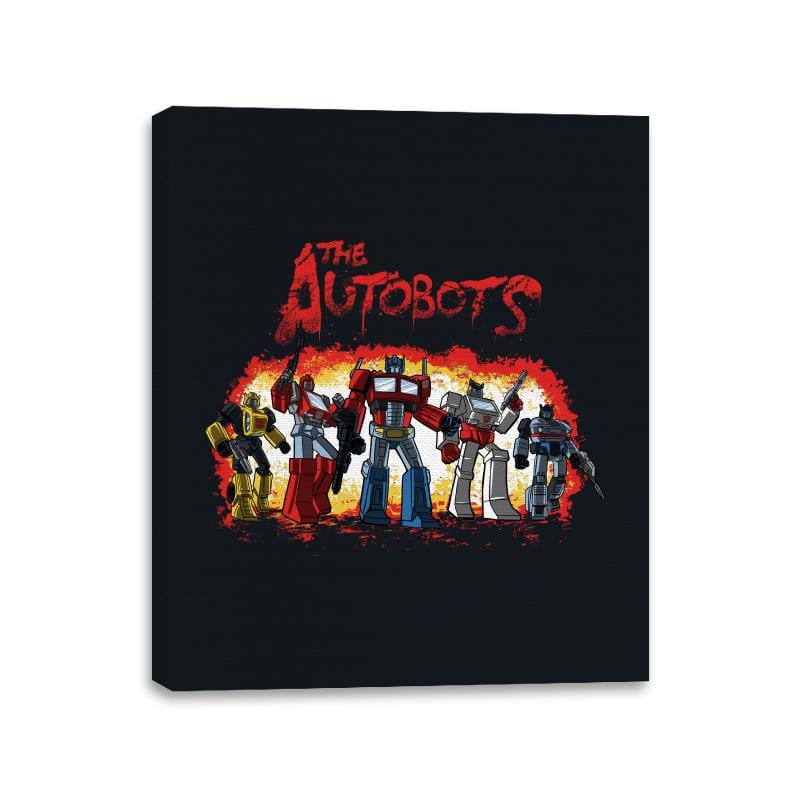 The Autobots - Canvas Wraps Canvas Wraps RIPT Apparel 11x14 / Black
