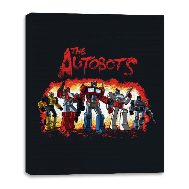 The Autobots - Canvas Wraps Canvas Wraps RIPT Apparel 16x20 / Black