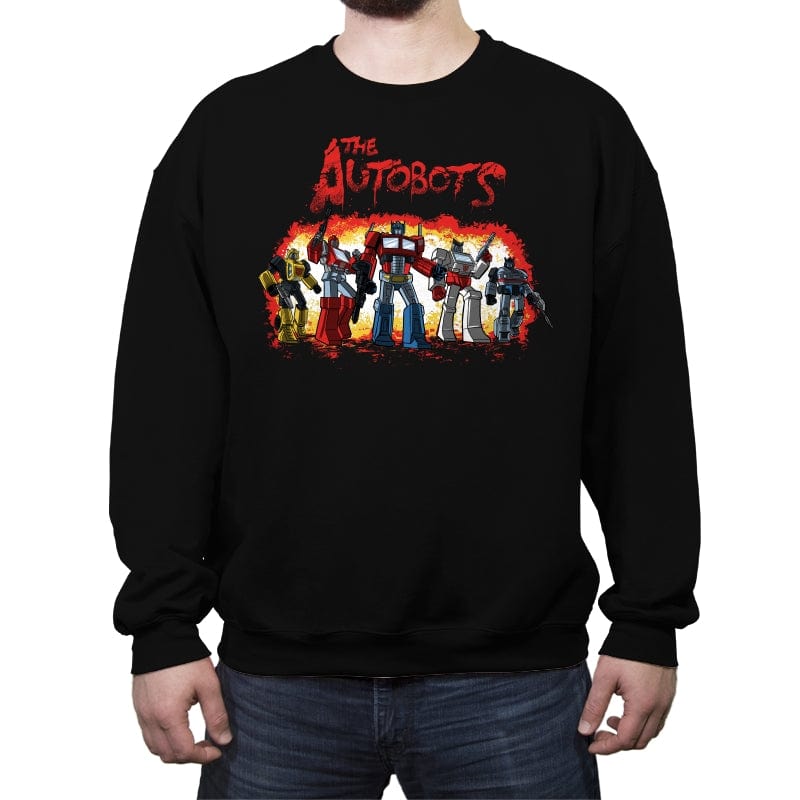 The Autobots - Crew Neck Sweatshirt Crew Neck Sweatshirt RIPT Apparel Small / Black