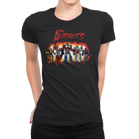 The Autobots - Womens Premium T-Shirts RIPT Apparel Small / Black