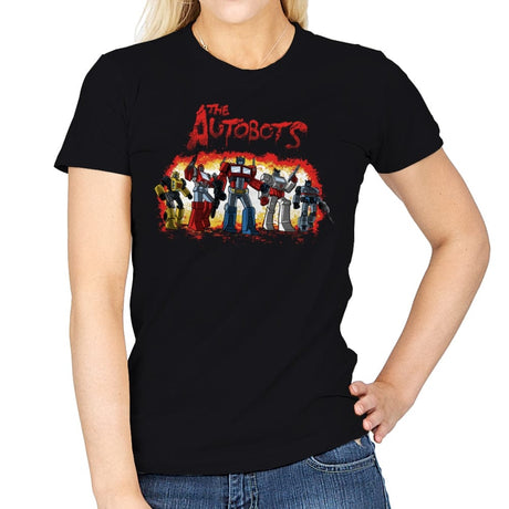 The Autobots - Womens T-Shirts RIPT Apparel Small / Black