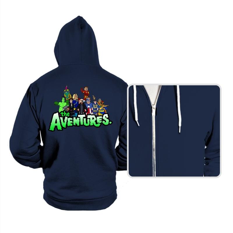 The Aventure Bros - Hoodies Hoodies RIPT Apparel Small / Navy