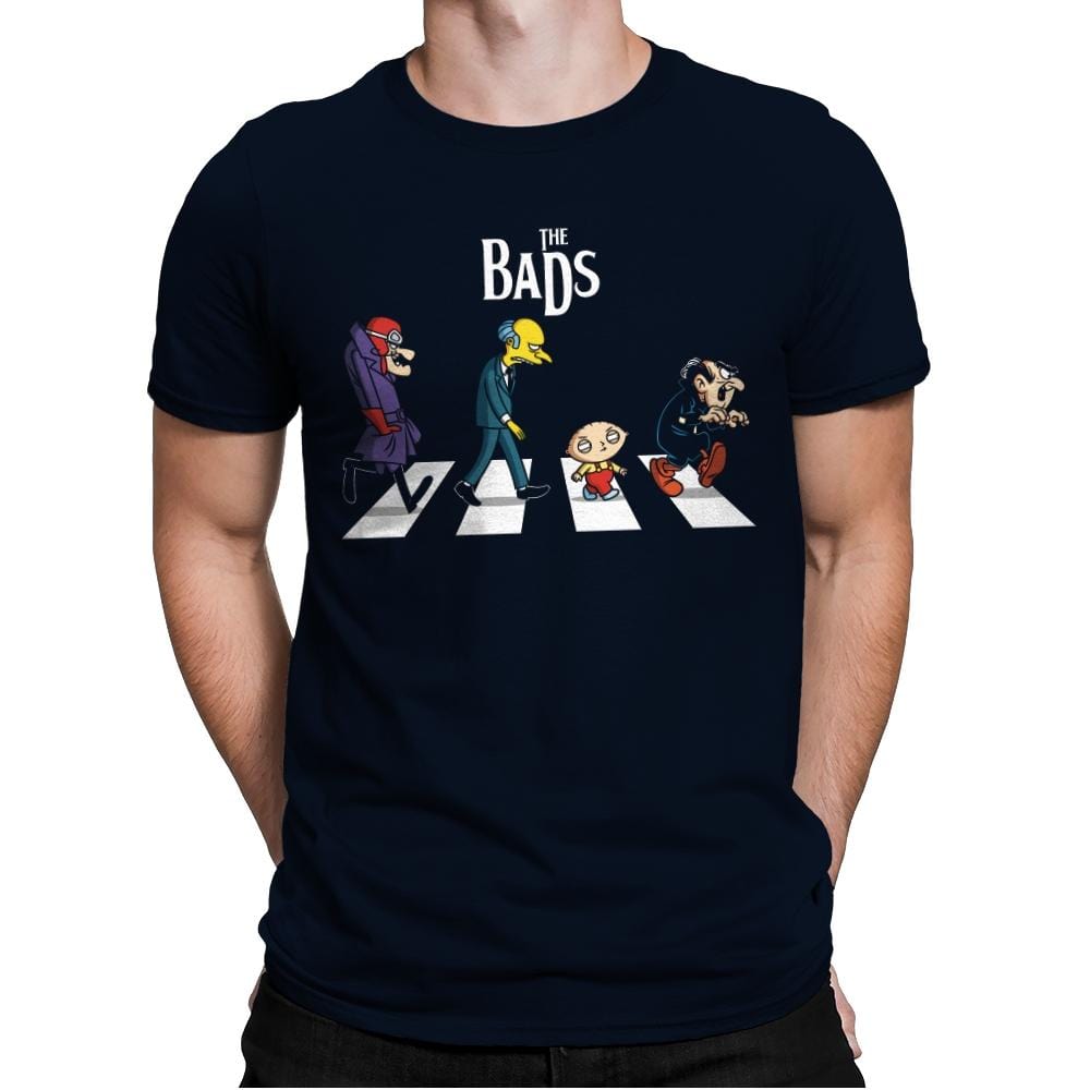 The Bads - Mens Premium T-Shirts RIPT Apparel Small / Midnight Navy