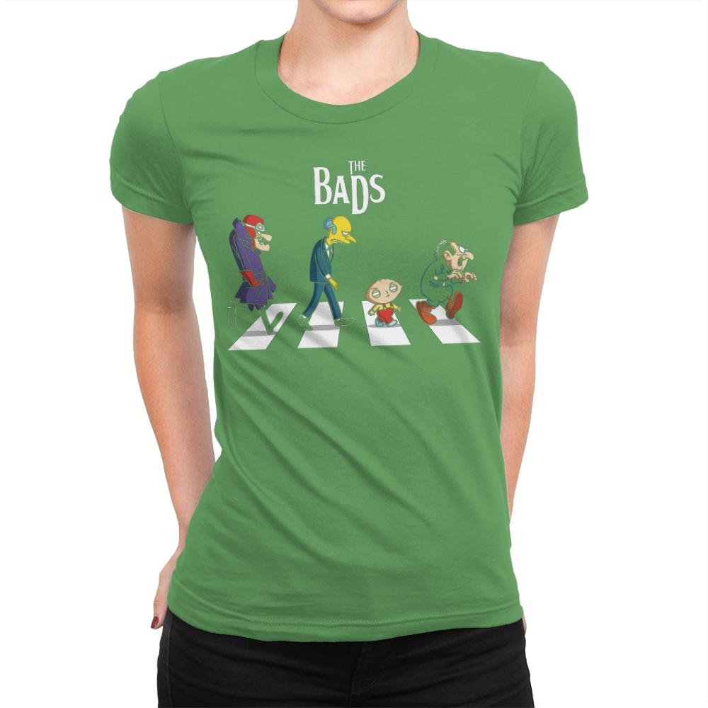 The Bads - Womens Premium T-Shirts RIPT Apparel Small / Kelly