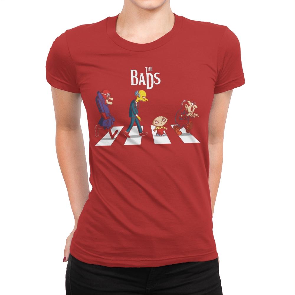 The Bads - Womens Premium T-Shirts RIPT Apparel Small / Red