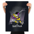 The Bartman - Prints Posters RIPT Apparel 18x24 / Black