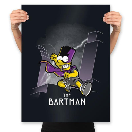 The Bartman - Prints Posters RIPT Apparel 18x24 / Black