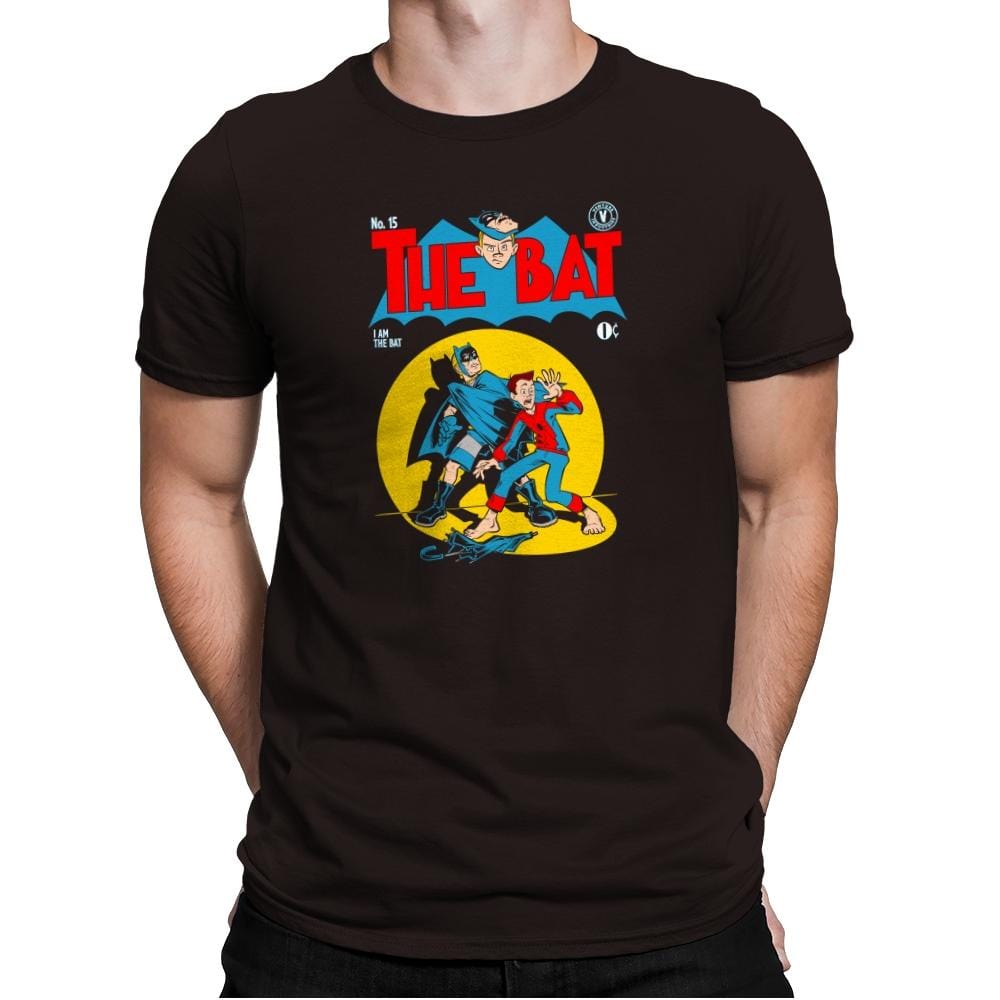 The Bat Exclusive - Mens Premium T-Shirts RIPT Apparel Small / Dark Chocolate