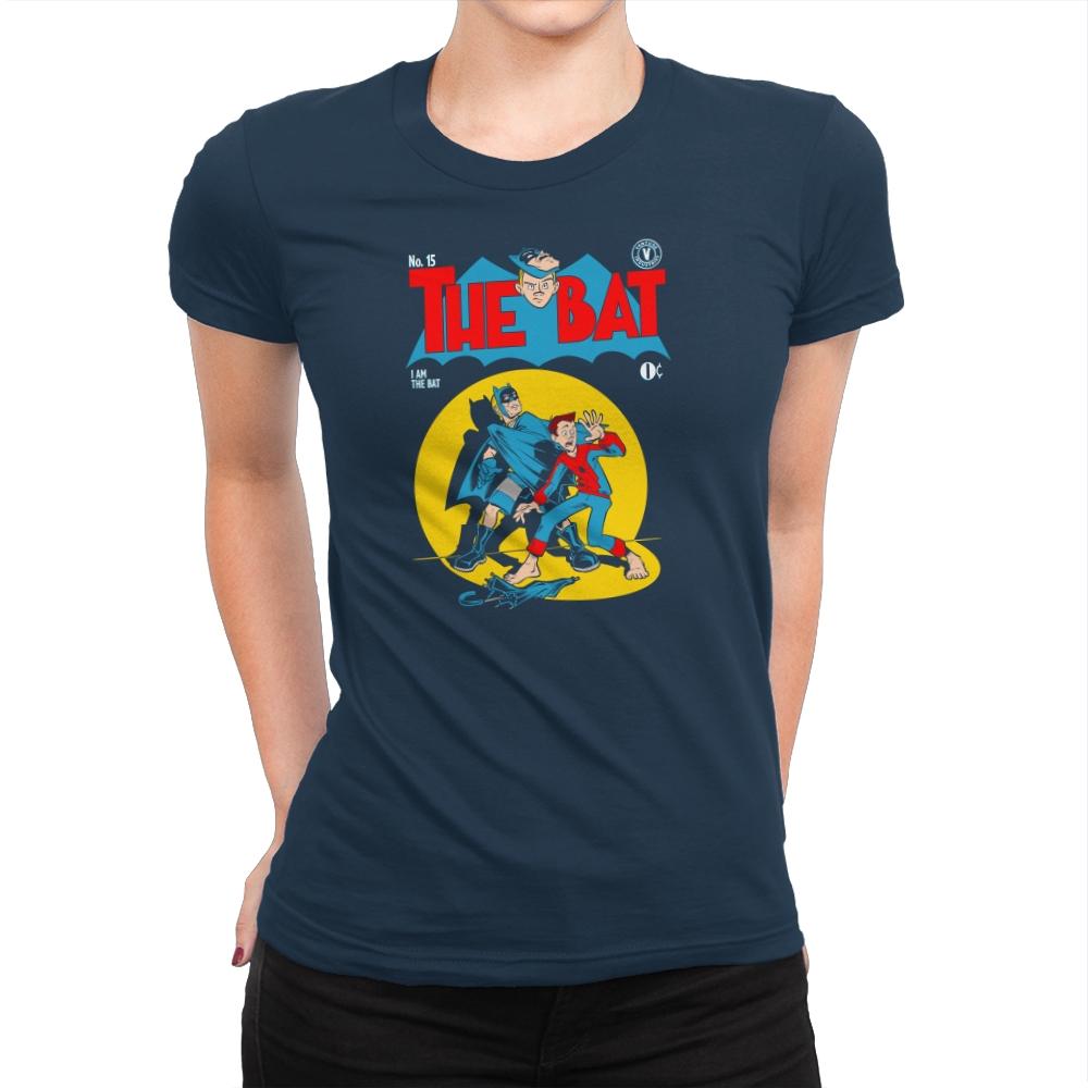 The Bat Exclusive - Womens Premium T-Shirts RIPT Apparel Small / Midnight Navy