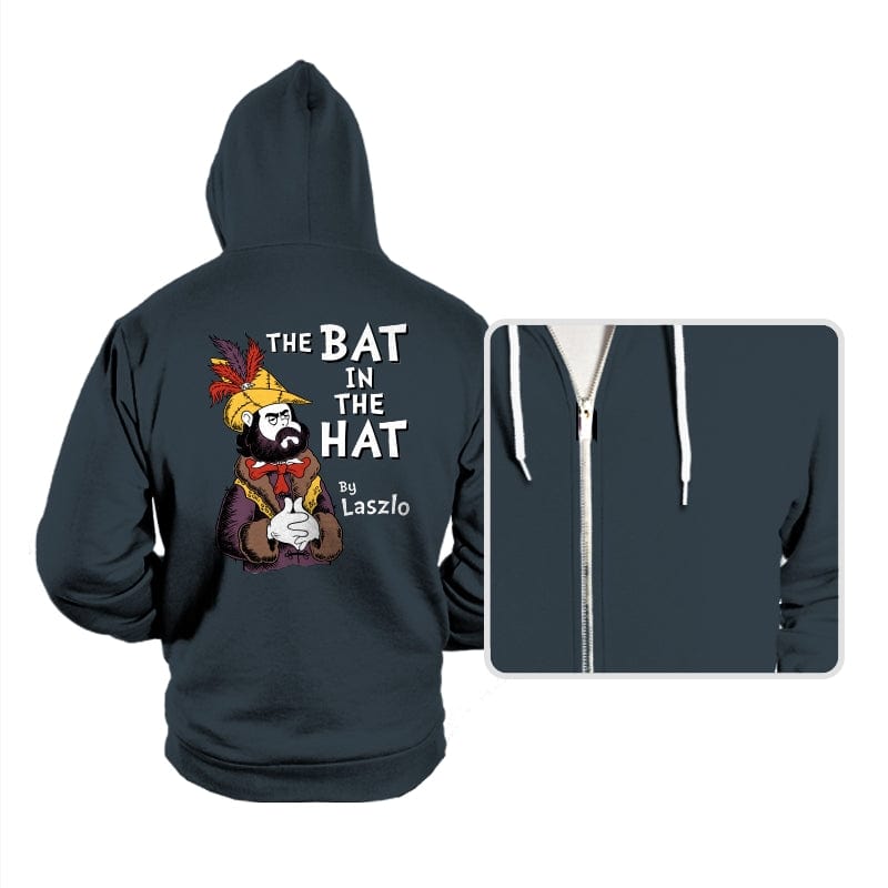 The Bat in the Hat - Hoodies Hoodies RIPT Apparel Small / Dark Gray