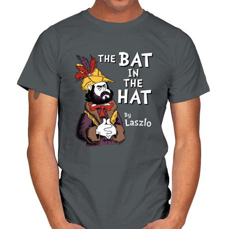The Bat in the Hat - Mens T-Shirts RIPT Apparel Small / Charcoal