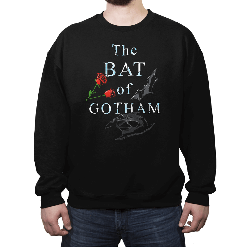The Bat of Gotham - Crew Neck Sweatshirt Crew Neck Sweatshirt RIPT Apparel