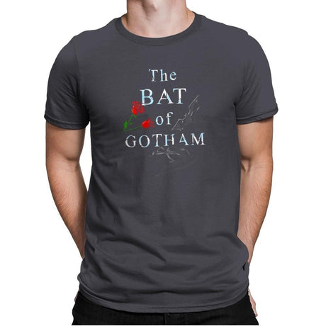 The Bat of Gotham Exclusive - Mens Premium T-Shirts RIPT Apparel Small / Heavy Metal