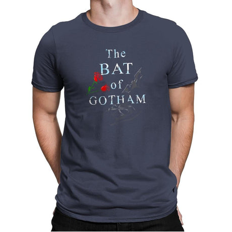 The Bat of Gotham Exclusive - Mens Premium T-Shirts RIPT Apparel Small / Indigo