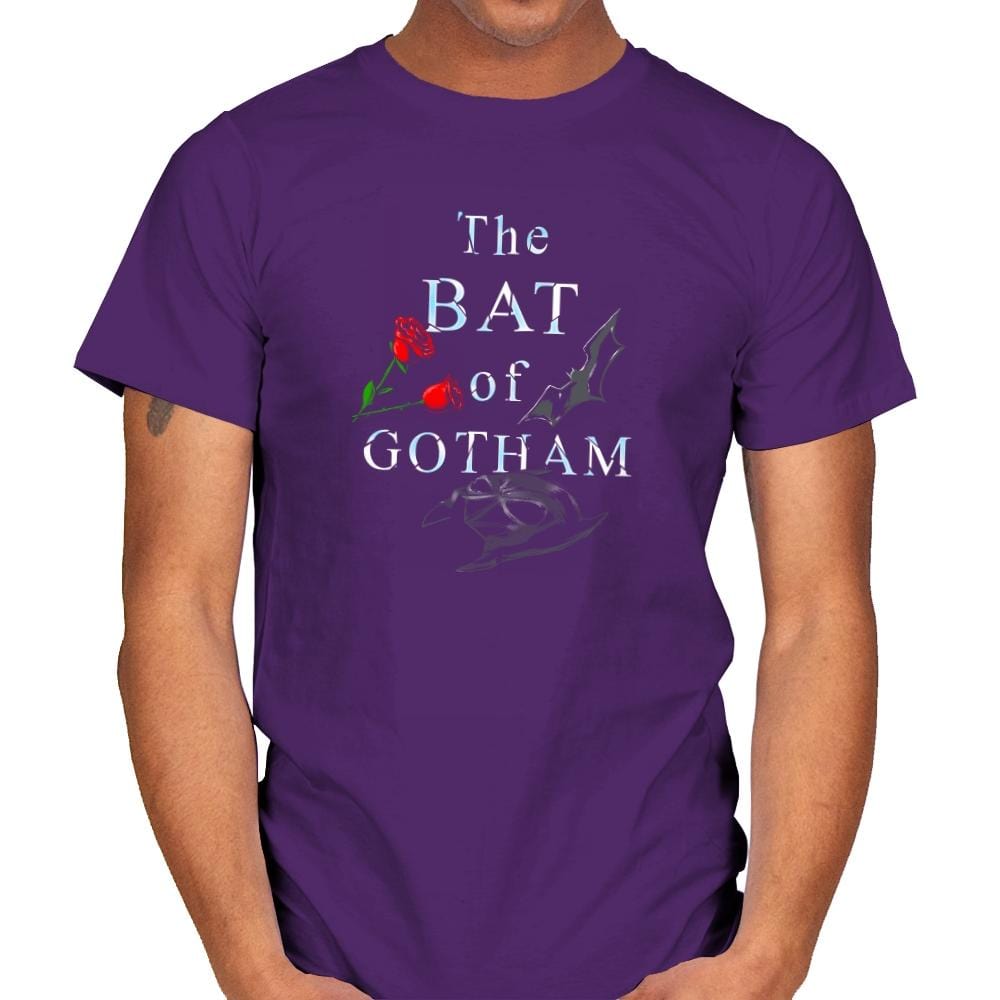 The Bat of Gotham Exclusive - Mens T-Shirts RIPT Apparel Small / Purple