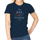 The Bat of Gotham Exclusive - Womens T-Shirts RIPT Apparel Small / Navy