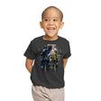 The Bat Runaway - Youth T-Shirts RIPT Apparel X-small / Charcoal