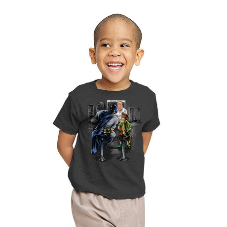 The Bat Runaway - Youth T-Shirts RIPT Apparel X-small / Charcoal