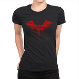 The Bat's City - Womens Premium T-Shirts RIPT Apparel Small / Black