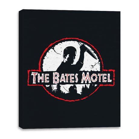 The Bates Motel - Canvas Wraps Canvas Wraps RIPT Apparel 16x20 / Black
