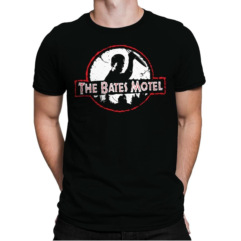 The Bates Motel - Mens Premium T-Shirts RIPT Apparel Small / Black