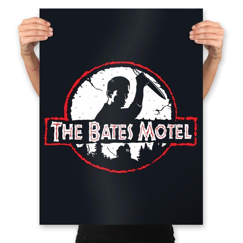The Bates Motel - Prints Posters RIPT Apparel 18x24 / Black