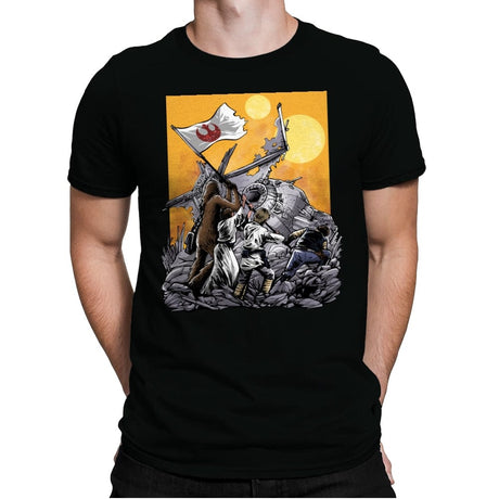 The Battle of Tatooine - Mens Premium T-Shirts RIPT Apparel Small / Black