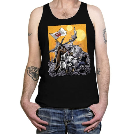 The Battle of Tatooine - Tanktop Tanktop RIPT Apparel X-Small / Black