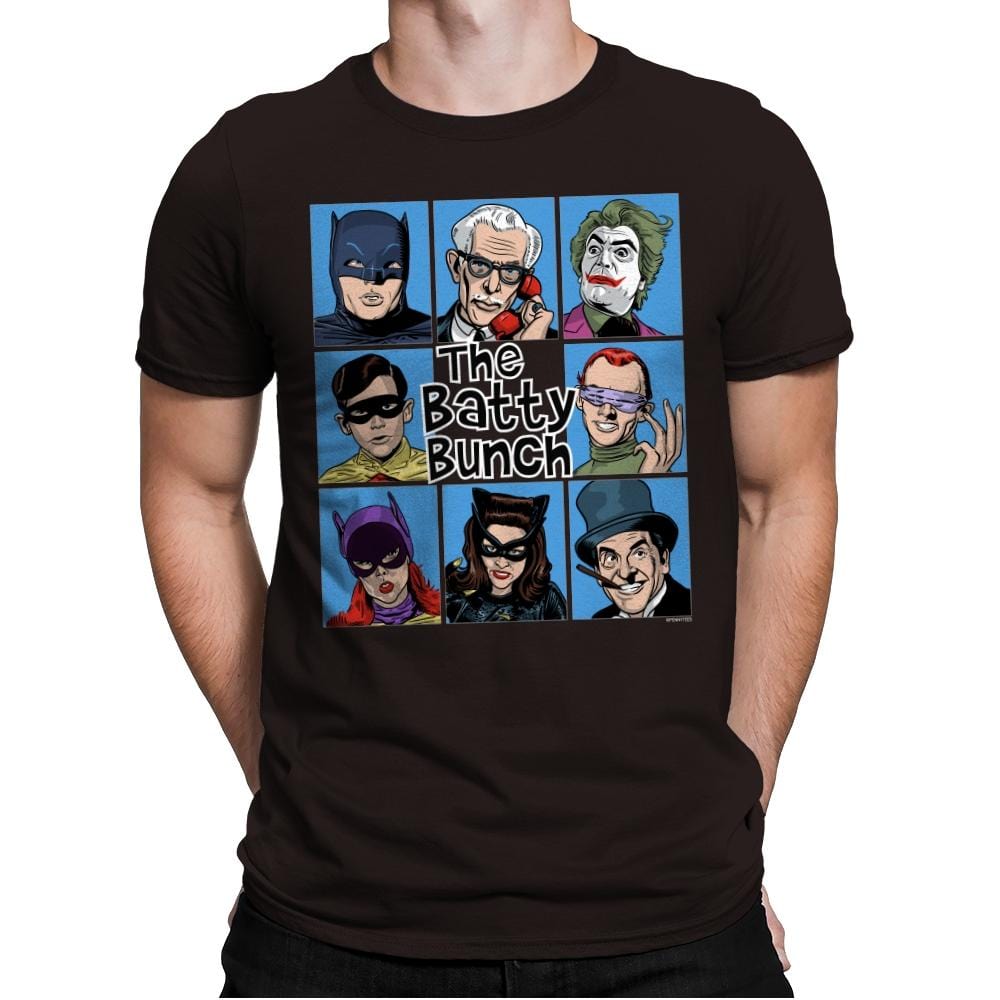 The Batty Bunch - Best Seller - Mens Premium T-Shirts RIPT Apparel Small / Dark Chocolate