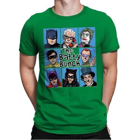 The Batty Bunch - Best Seller - Mens Premium T-Shirts RIPT Apparel Small / Kelly Green
