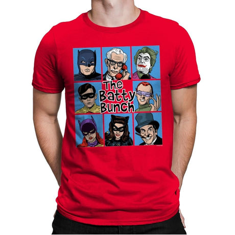 The Batty Bunch - Best Seller - Mens Premium T-Shirts RIPT Apparel Small / Red