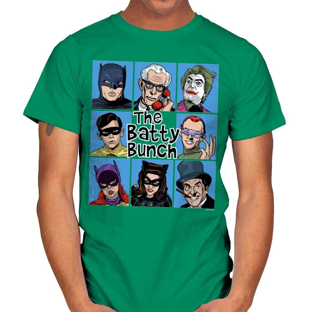 The Batty Bunch - Best Seller - Mens T-Shirts RIPT Apparel Small / Kelly Green