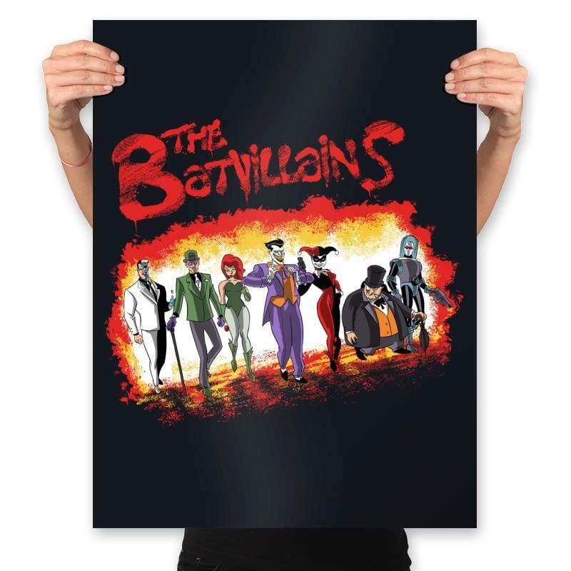 The Batvillains - Prints Posters RIPT Apparel 18x24 / Black