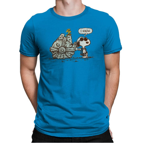 The Beagle Knows - Mens Premium T-Shirts RIPT Apparel Small / Turqouise