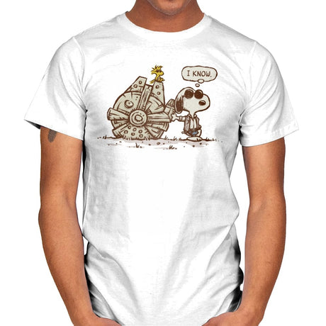 The Beagle Knows - Mens T-Shirts RIPT Apparel Small / White