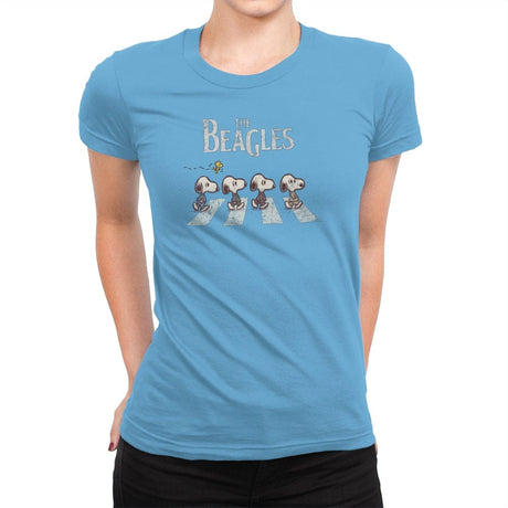 The Beagles - Womens Premium T-Shirts RIPT Apparel Small / Turquoise