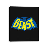 The Beast-Man - Canvas Wraps Canvas Wraps RIPT Apparel 11x14 / Black