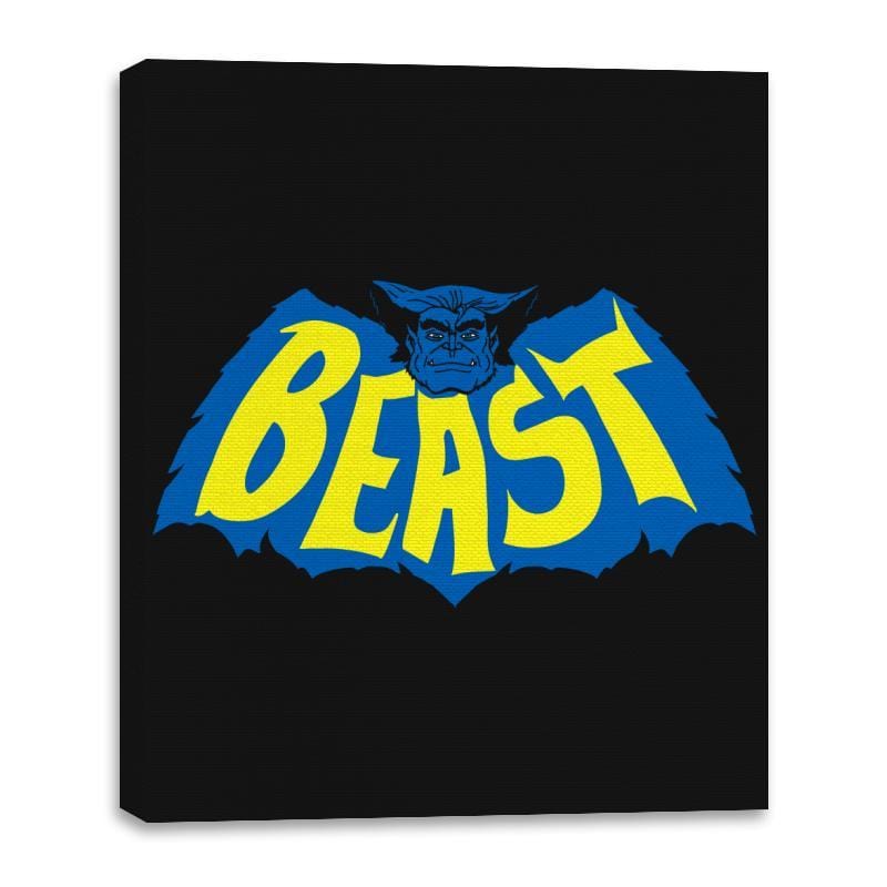 The Beast-Man - Canvas Wraps Canvas Wraps RIPT Apparel 16x20 / Black