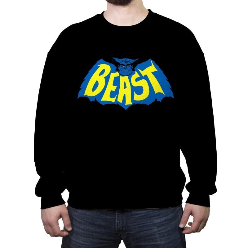 The Beast-Man - Crew Neck Sweatshirt Crew Neck Sweatshirt RIPT Apparel Small / Black