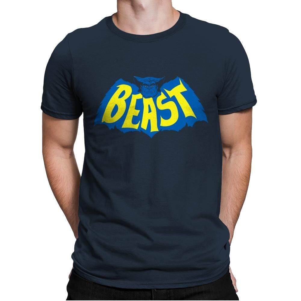 The Beast-Man - Mens Premium T-Shirts RIPT Apparel Small / Indigo