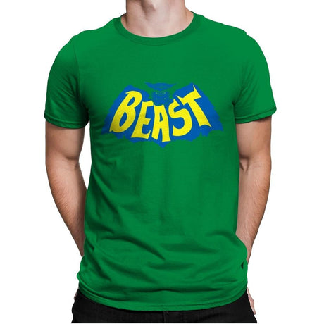 The Beast-Man - Mens Premium T-Shirts RIPT Apparel Small / Kelly Green