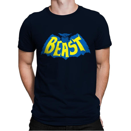 The Beast-Man - Mens Premium T-Shirts RIPT Apparel Small / Midnight Navy
